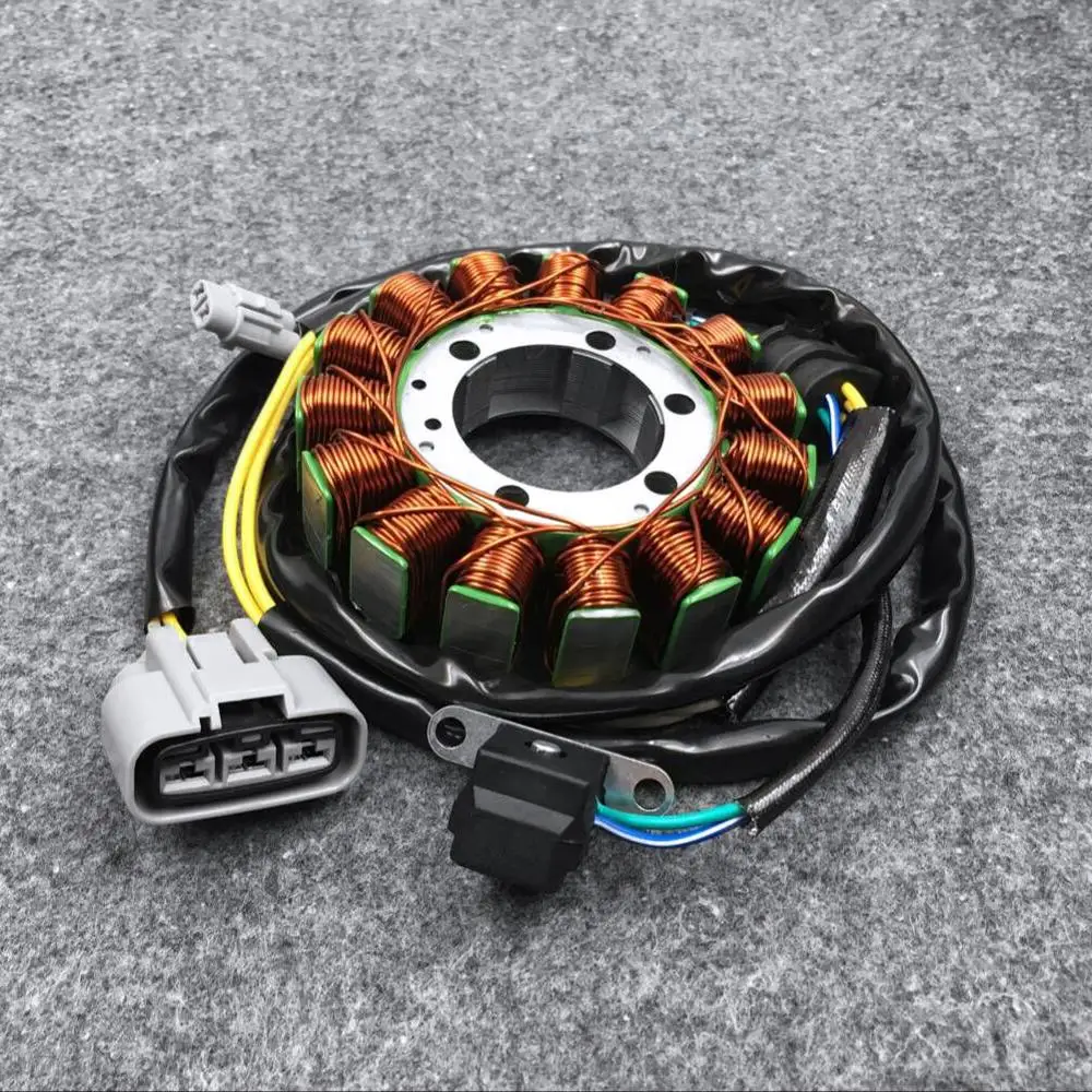Катушка статора мотоцикла, подходит для 2009 - 2014 YAMAHA Гризли YFM550 YFM700, катушка статора YFM 550 700 2008 2009 2010 2011 2013