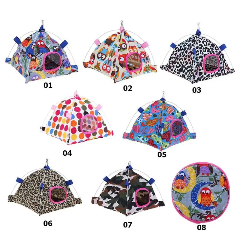 Птица хомяк подвесная клетка для пещер зимнее теплое гнездо домик попугая