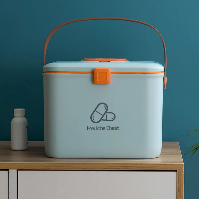 Домашний аптечка ящик для хранения пластиковый многослойный медицинский набор