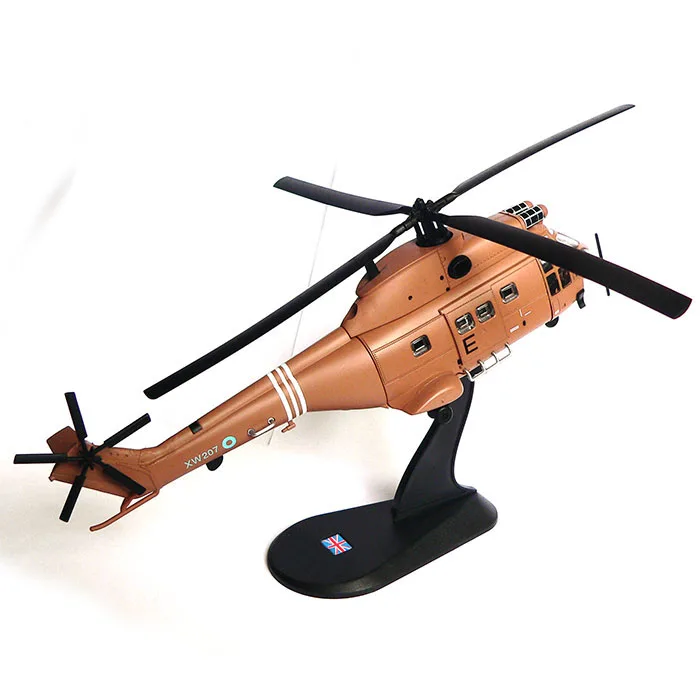 Редкие Специальное предложение 1: 72 Британский HC Mk 1(SA330E) Многофункциональный вертолет военная модель из сплава коллекция