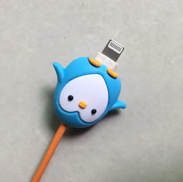 50 шт. Бабочка Насекомое пчела Краб намотка кабеля USB телефон зарядное устройство защита данных крышка мини провода протектор Аксессуары для телефонов