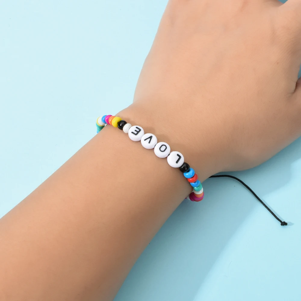 Женский акриловый браслет с бусинами 12 шт./лот | Украшения и аксессуары