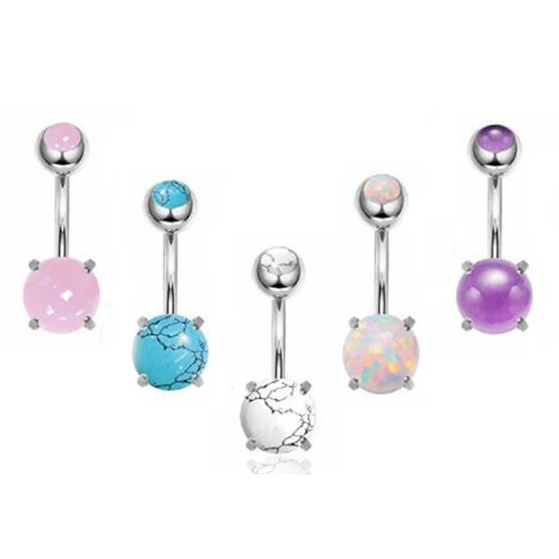 5 шт./компл. новый кольца для пупка окружающую среду листья стильный ободок тела