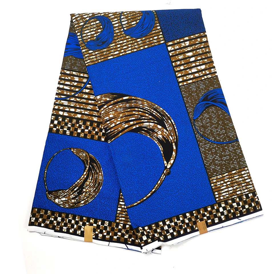

6 Yards Mitex Wax Print/ African Fabrics Kitenge/Pagnes/Tissues Africain/ Lapa/Chitenge HSH-67