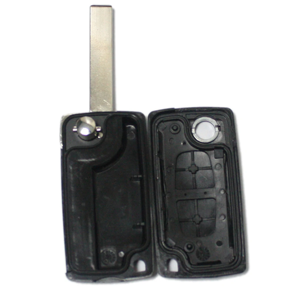 

2 Button Car Remote Flip Key Fob Case Shell For Citroen C2 C5 C3 C4 C6 C8 CE0523