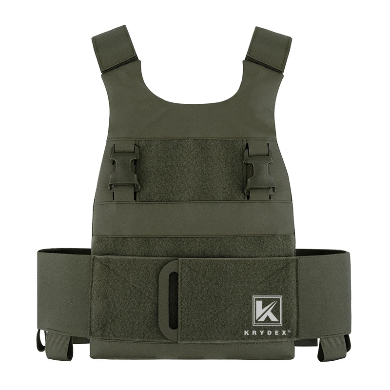Гибкий жилет для страйкбола KRYDEX RANGER зеленый с низкой видимостью Легкая система