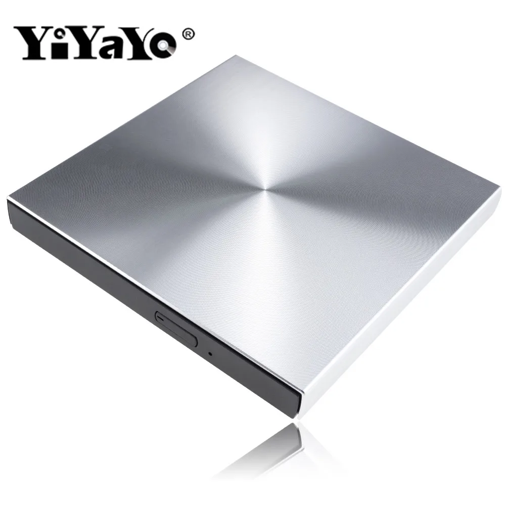 Внешний DVD рекордер YiYaYo USB 3 0 из алюминиевого сплава записывающее устройство