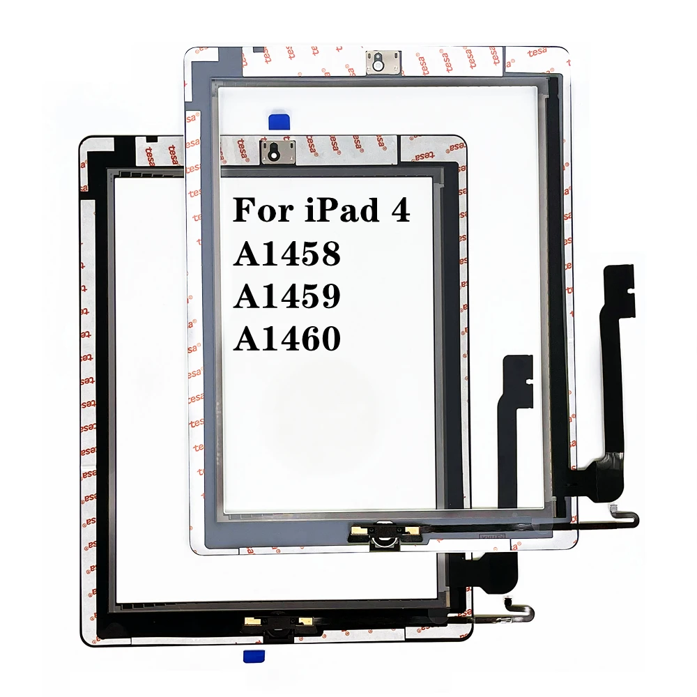 

Wholesale Brand New Touch Screen For IPad 4 A1458 A1459 A1460 LCD External Digitizer Sensor Glass Panel Assembly Replacement