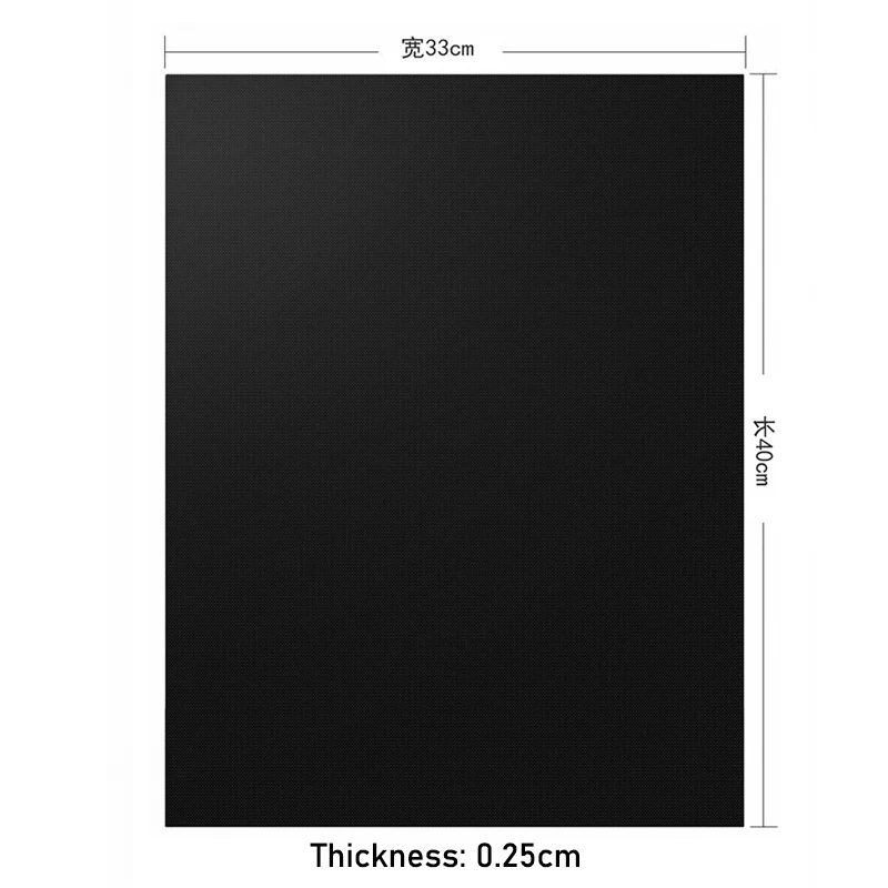 

5Pcs Glass Fiber Non-stick High Temperature Resistant Bbq Barbecue Mat Outdoor Barbecue Mat Grilling Mat