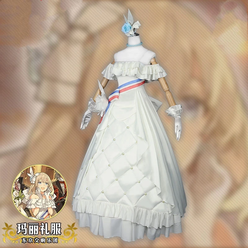 Fate Grand Order Orchestra Marie Antoinette маскарадный костюм для девочек великолепная нарядная