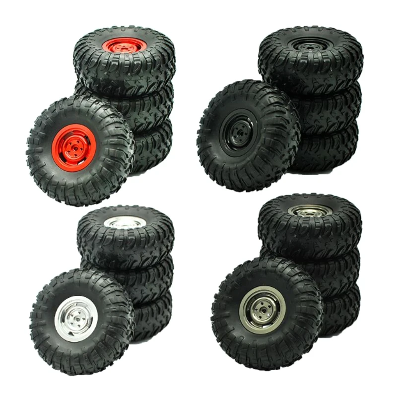 

W3JF 4 шт./компл. обновленные металлические колесные резиновые шины, запасные части для 1/16 WPL C24 C34 B16 B36 Q63 Q65