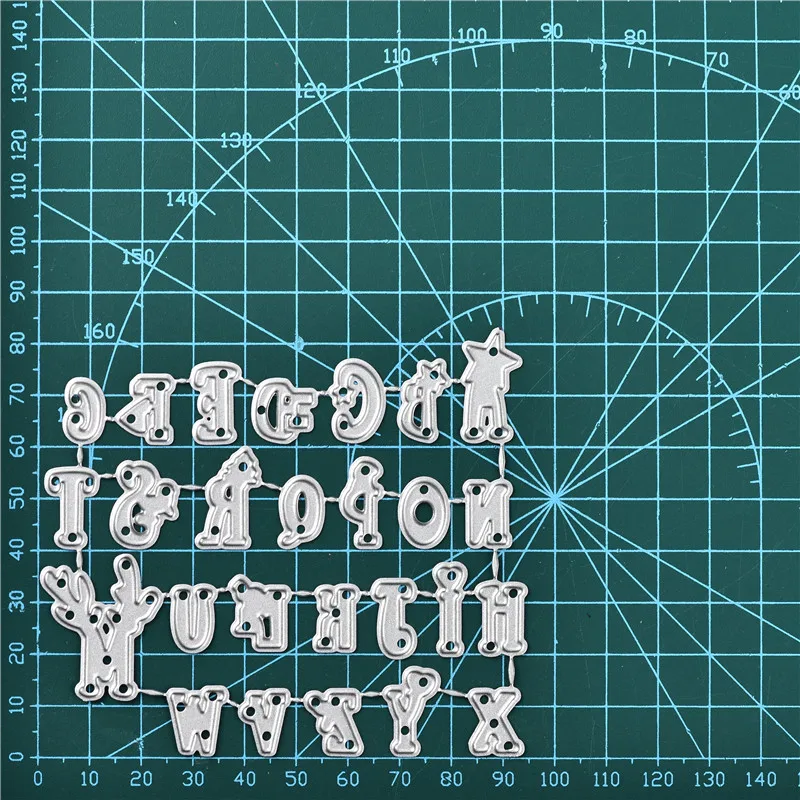 Штампы Eastshape 26 алфавитов штампы для резки металла с буквами новые скрапбукинга 2019