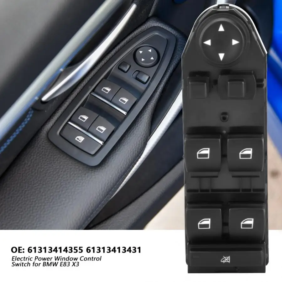 1 шт. 100% абсолютно новый черный Электрический переключатель управления окном для