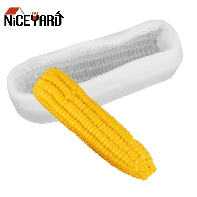 

NICEYARD 3D Corn Mold Silicone Fondant Mousse Cake Mould Gadgets Soap Sugarcraft Chocolate Mould Cake Decorating Tools Bakeware