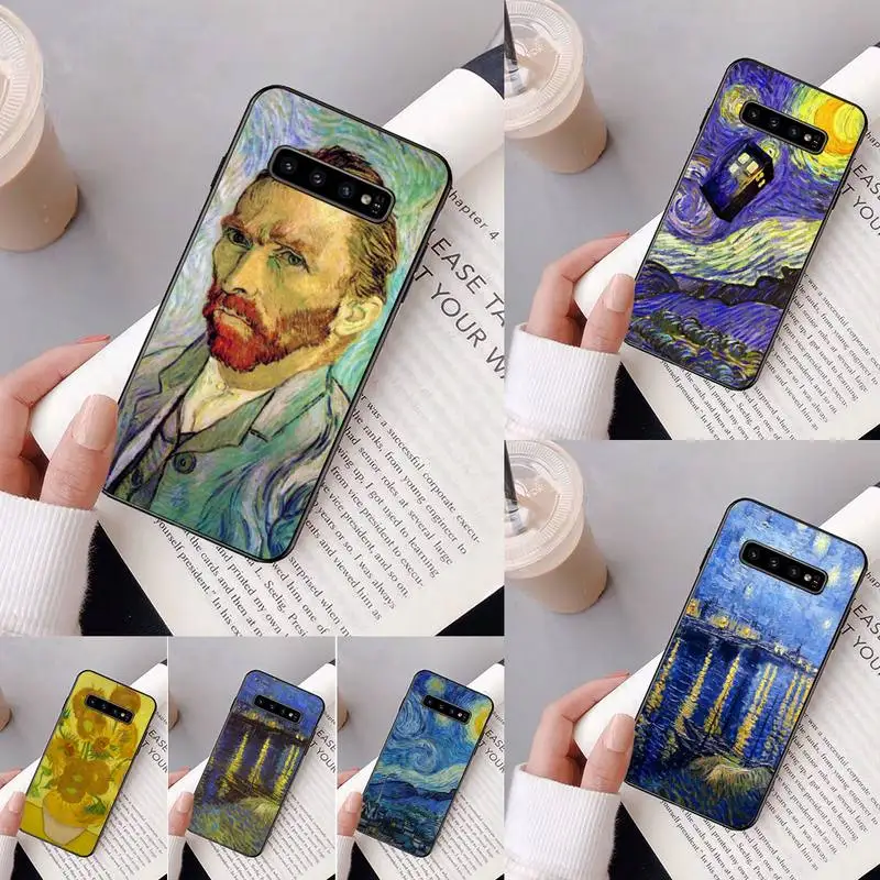 

Van Gogh oil painting Phone Case For Samsung Galaxy S20lite S21 ULTRA S9 S10 s20 Plus S6 S7 edge Capa