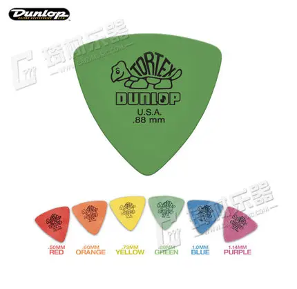 Dunlop Tortex треугольный медиатор для гитары Plectrum|dunlop tortex|triangle guitarpicks plectrums |
