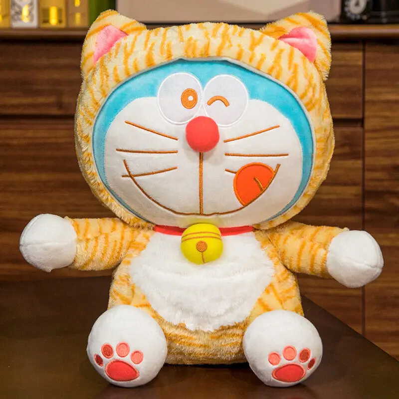 

Real Life Quality Kawaii Cartoon Dingdong Cat Stuffed Toy Soft Plush Doll Pillow Gift for Girls and Boys Kids Home Decor