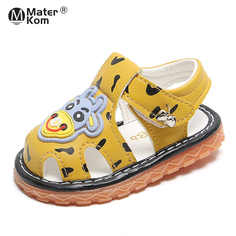 

Size 15-19 Baby Non-slip Sandals Girls Baotou Toddler Shoe Children Cartoons Wear-resistant Shoes Boys Breathable Casual Sandals