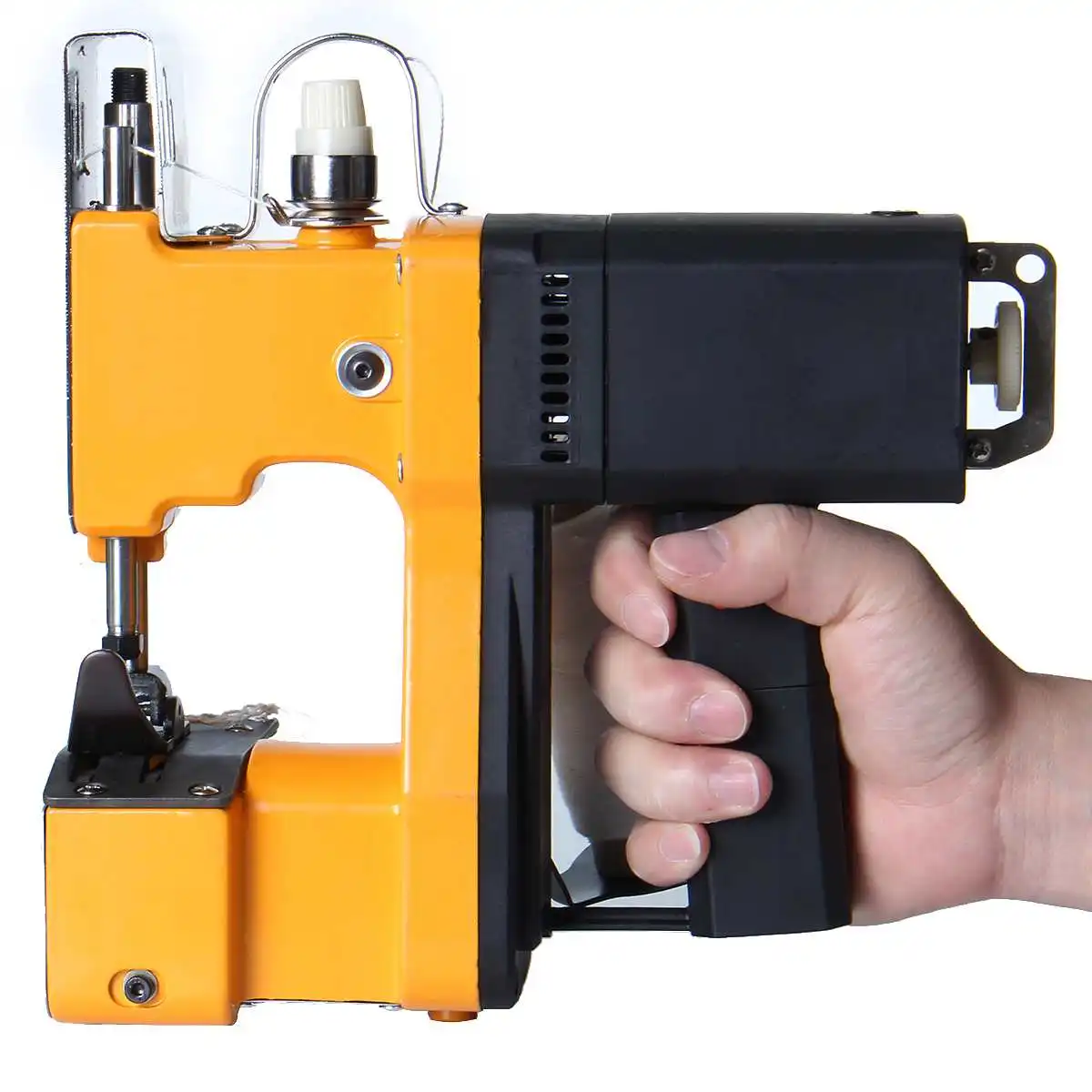 

220V Mini Electric Sewing Machine Kit Handheld Bag Closer Stitching Sealing Machines for Industrial and Home Textile with Plug