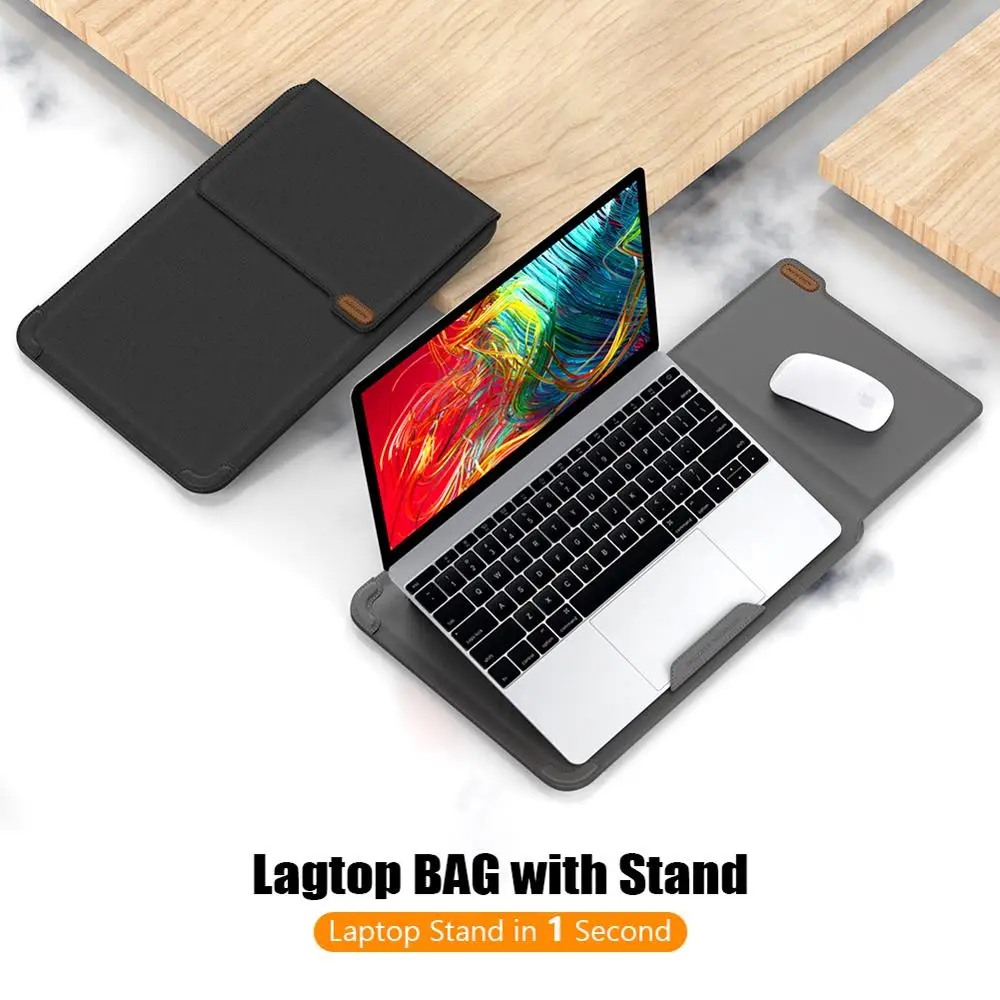 

Сумка для ноутбука 14 дюймов с функцией подставки для MacBook Air/Pro 13,3, для Microsoft Surface Book, для ноутбука Huawei Matebook