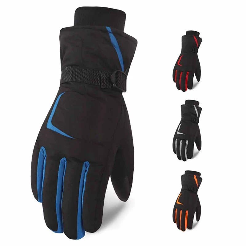 

Skiing Gloves Full Finger Thick Touch Screen Water Resistant Windproof Thermal Handwear Outdoor Cycling Waterproof Ski Gloves