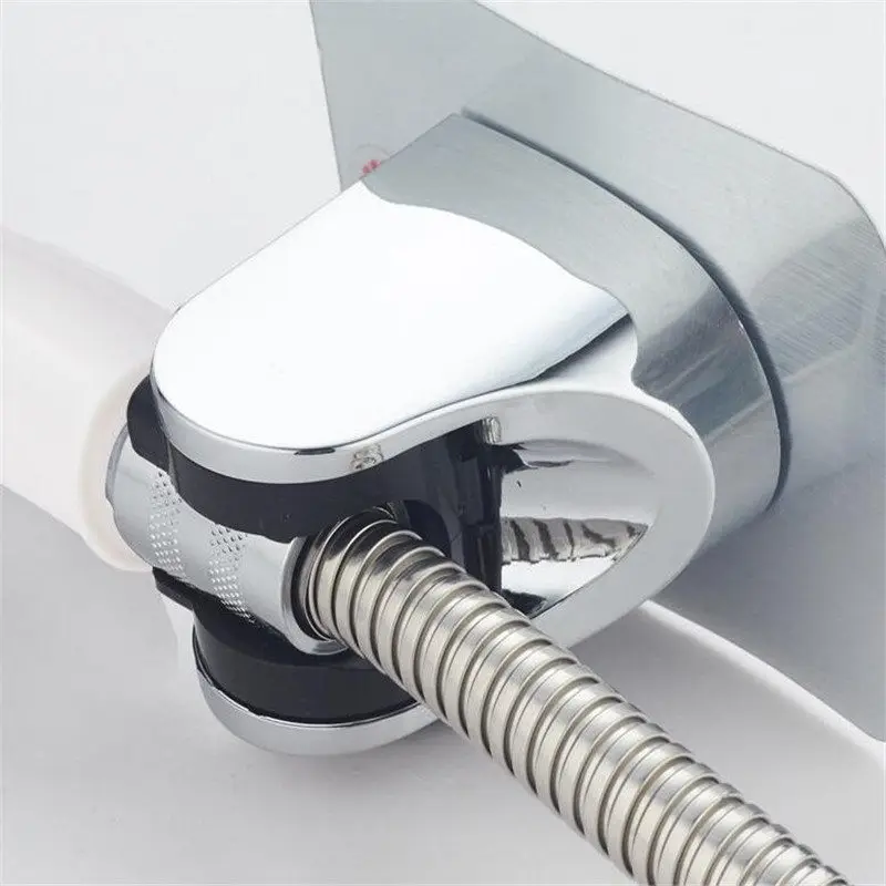 Держатель для душевой лейки регулируемая стойка без отверстий полированная