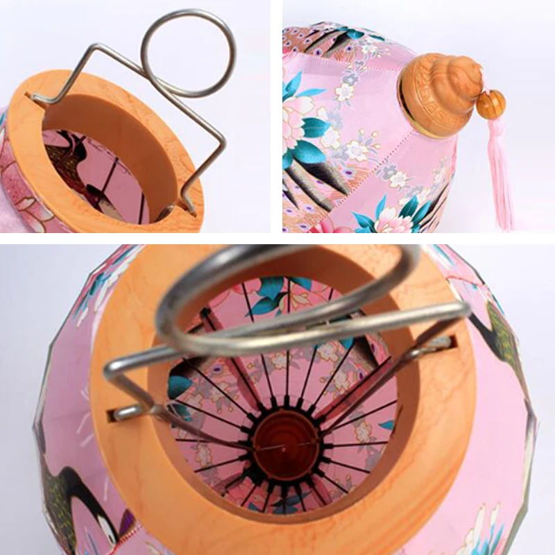 New Year Red Lanterns Chinese Traditional Luminous Balcony Outdoor Antique Japanese Style Vietnam Palace Lantern Decoration | Дом и сад