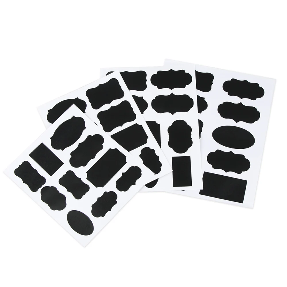 20 шт. новые стираемые баночки для специй наклейка на доску водонепроницаемые