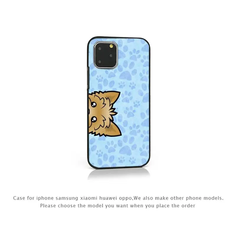 

yorkshire terrier dog Phone Case for iPhone 7 8 11 12 Pro X XS Max XR Samsung A S 10 20 50 Plus pro funda