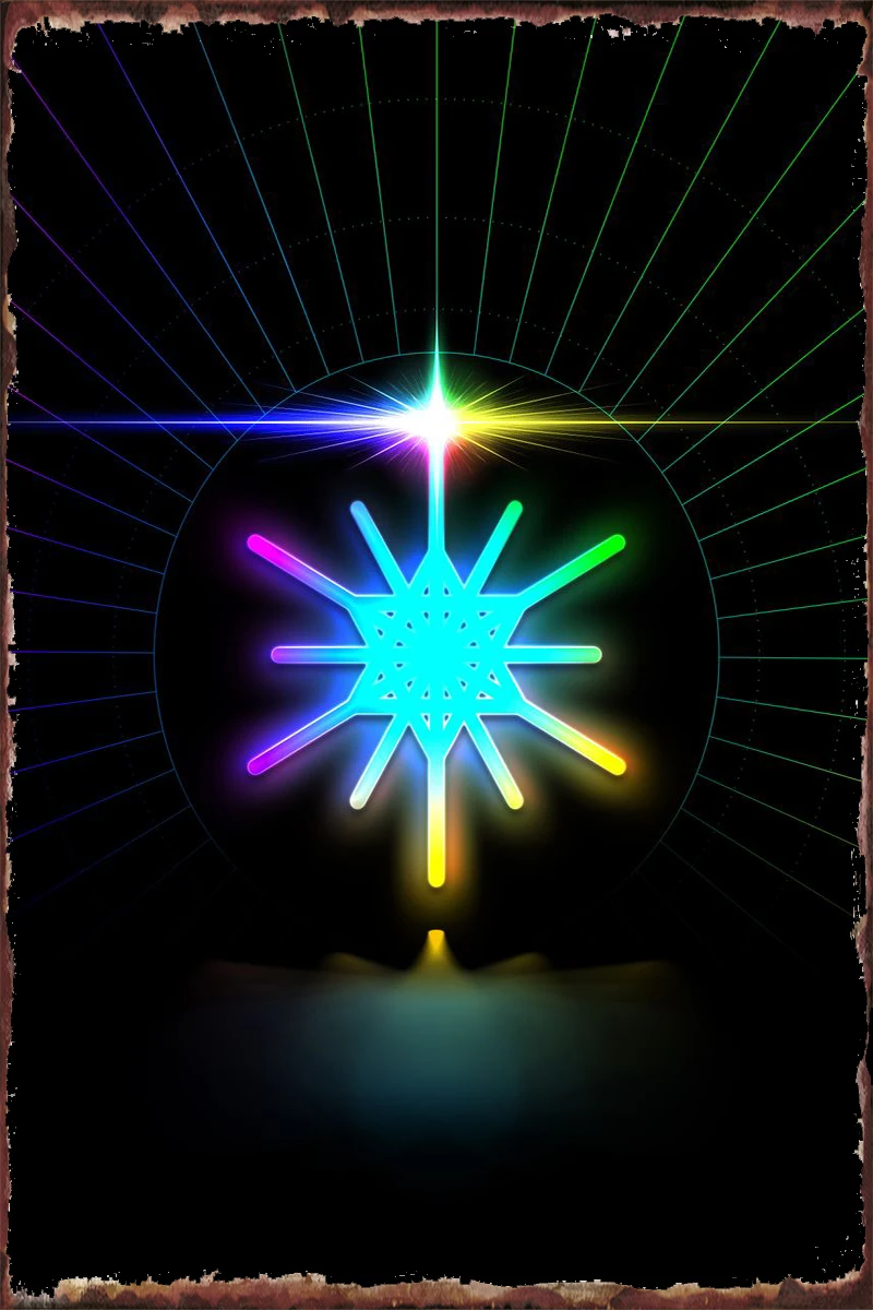 

Неоновый геометрический глиф Sigil винтажная металлическая вывеска жестяная вывеска оловянные пластины декор для стен декор комнаты Ретро д...