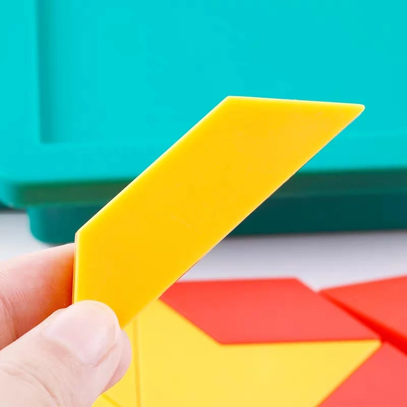 Головоломка Tangram творческая логическая игра с узором обучение логическим