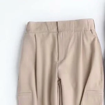 

Spring and 2021 Autumn New Comfortable Casual All-match Trouser Pocket Fashion Trousers Women