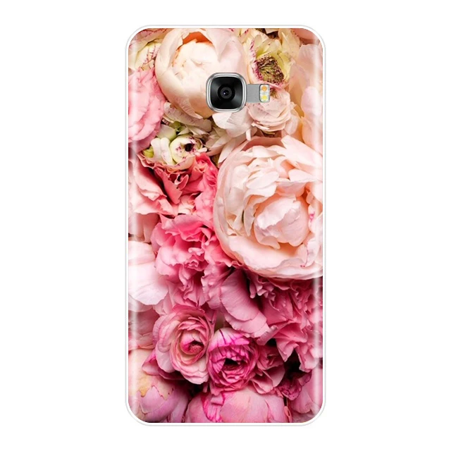 TPU чехол для телефона Samsung Galaxy C5 C7 C9 Pro Силиконовый Модный милый мягкий с животными
