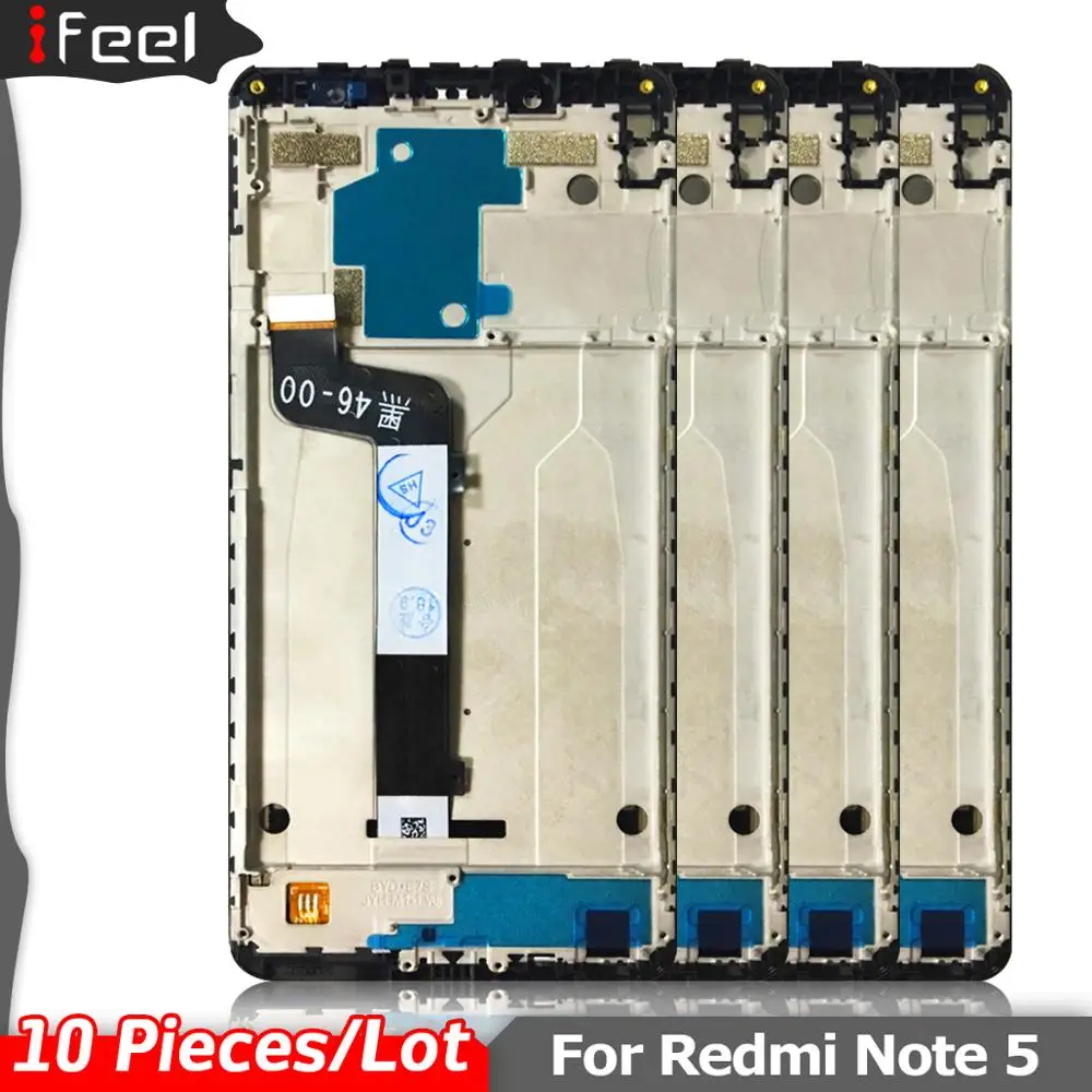 10 шт./лот ЖК-дисплей + рамка для Xiaomi Redmi Note 5 Pro сенсорный экран ЖК-экран Snapdragon 636 -