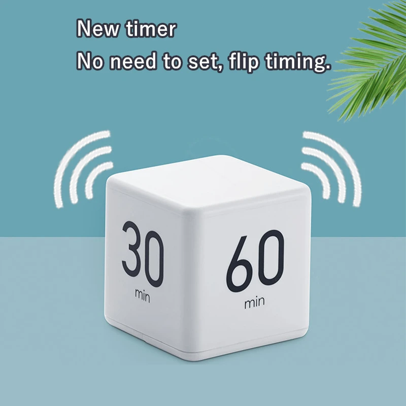 

Kitchen Timer Magic Cube Creative Timer 5/15/30/60 Minutes Alarm Time Management Family Kids Yoga Office Workout Home Timer