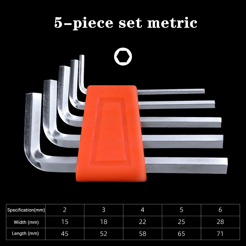

8/11 Pcs Allen Wrench Metric Wrench Inch Wrench L Wrench Size Allen Hex Key Short Arm Tool Set Easy To Carry In The Pocket Drop