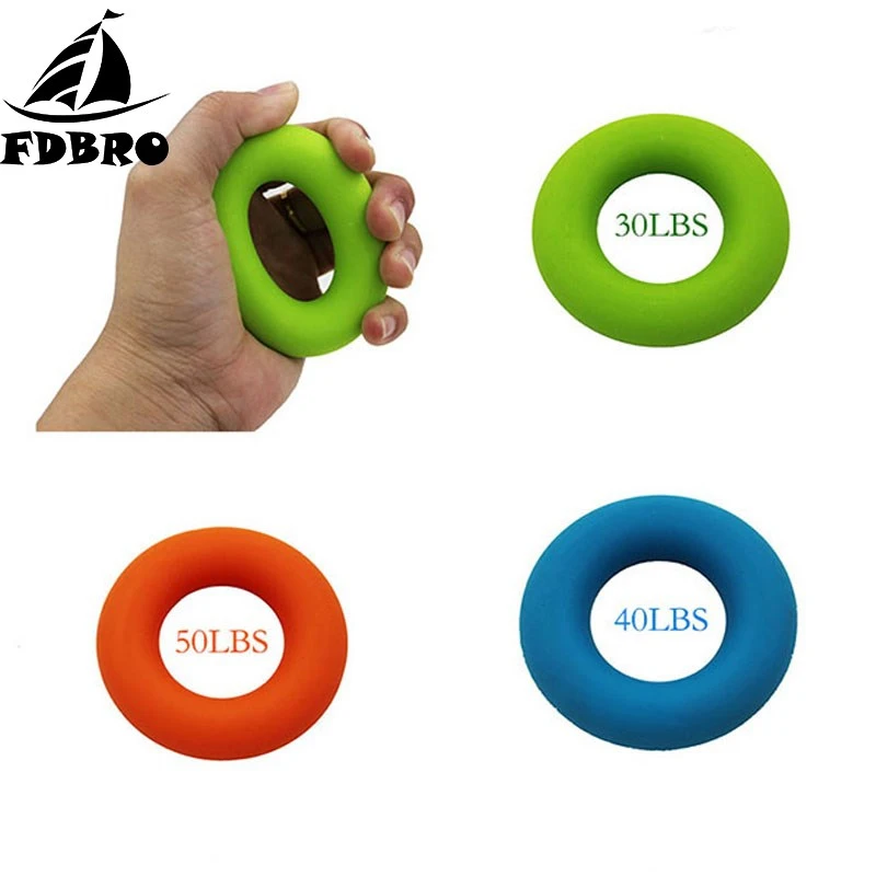 FDBRO силиконовый тренажер для рук пальцев захват запястья Тренировка мышц фитнес