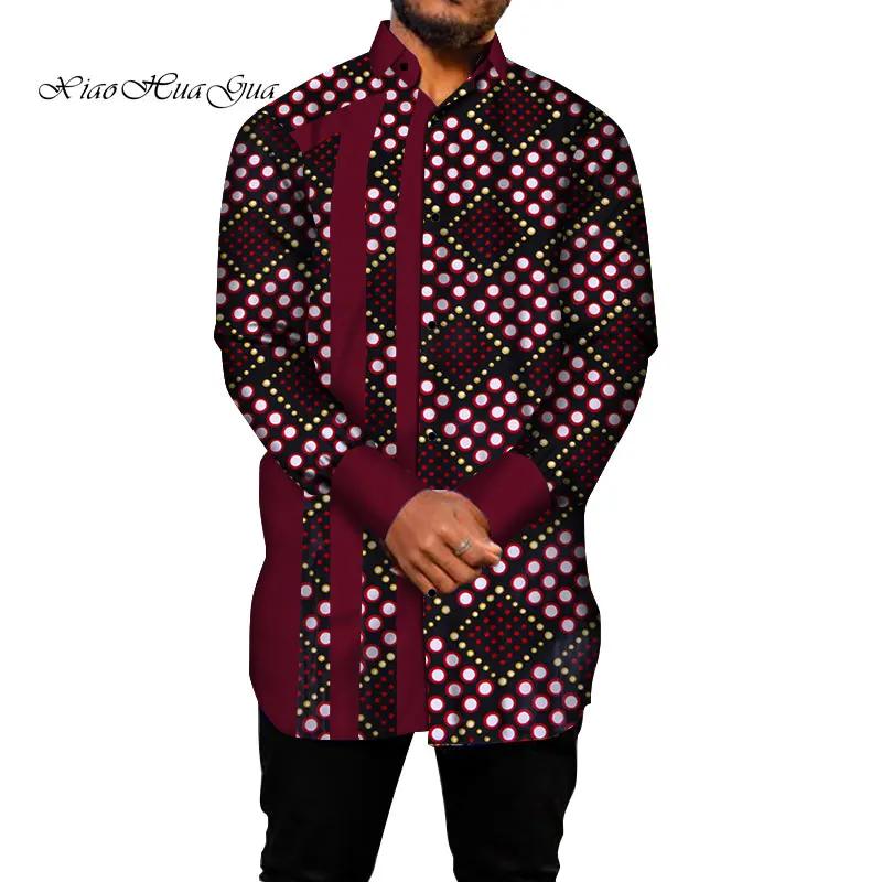 Рубашка с Африканским принтом повседневные рубашки для вечевечерние офиса