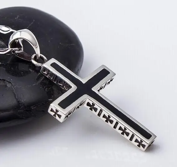 S925 Mannen Ketting Thai Zilver Retro Hanger Ketting Mannelijke Regal Cross Zilveren Ketting S925 Mannen Ketting Thai Zilver Retro Hanger Ketting Mannelijke Regal Cross Zilveren Ketting