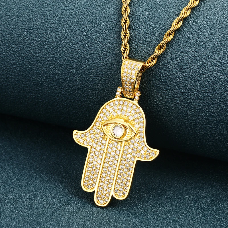 Ожерелья VIP CZP0470 Стразы с эффектом сглаза для женщин и мужчин украшения в стиле