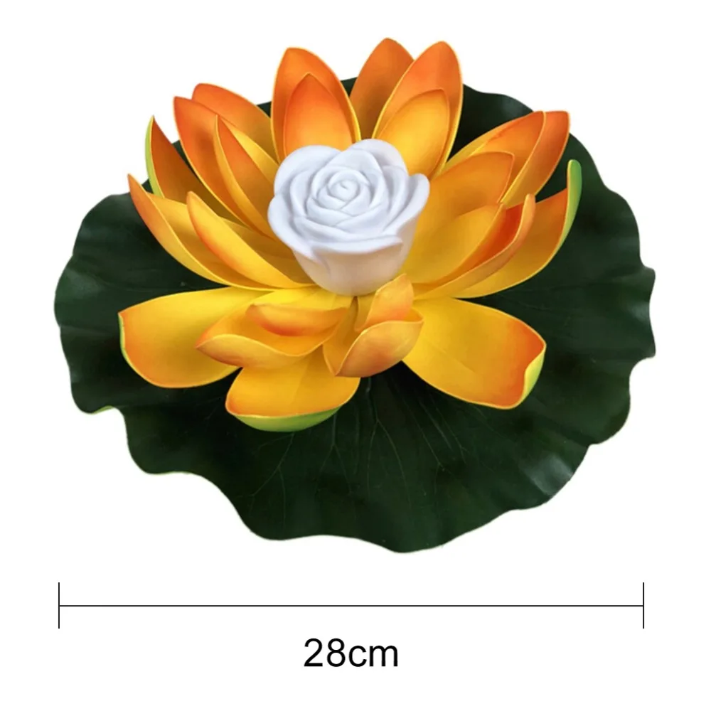 Светодиодный светильник Lotus ландшафтный для благословения озера градиентный
