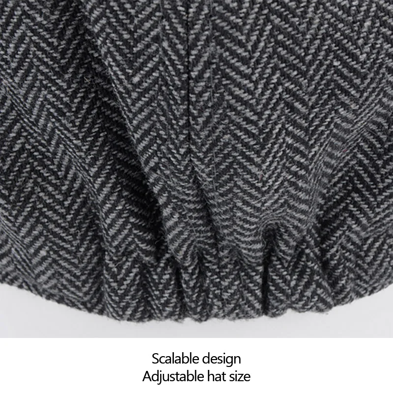 

peaky blinders hat Beret Hats Men beret vintage Herringbone Gatsby Tweed Newsboy spring Flat Peaked Hats