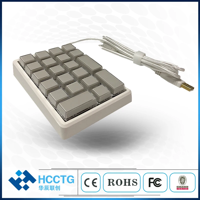 Программируемая POS-клавиатура с USB-интерфейсом 21 клавиша клавиатура KB21U