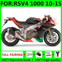 new abs motorcycle injection mold fairings kit for aprilia rsv4 1000 rsv 4 1000 10 11 12 13 14 15 bodywork fairing set red black