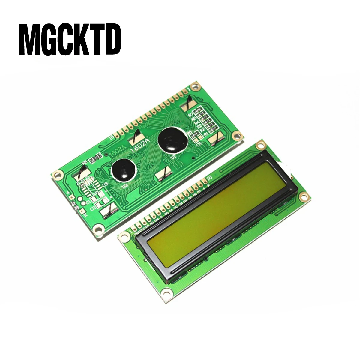 10 шт. модуль LCD 1602 зеленый экран 16x2 символ ЖК-дисплей модуль. Зеленый и белый код |