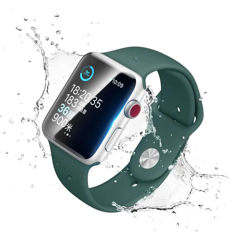OOTDTY 3D полная пленка tpu (термополиуретановая пленка) для Apple Watch 44 мм мягкий край