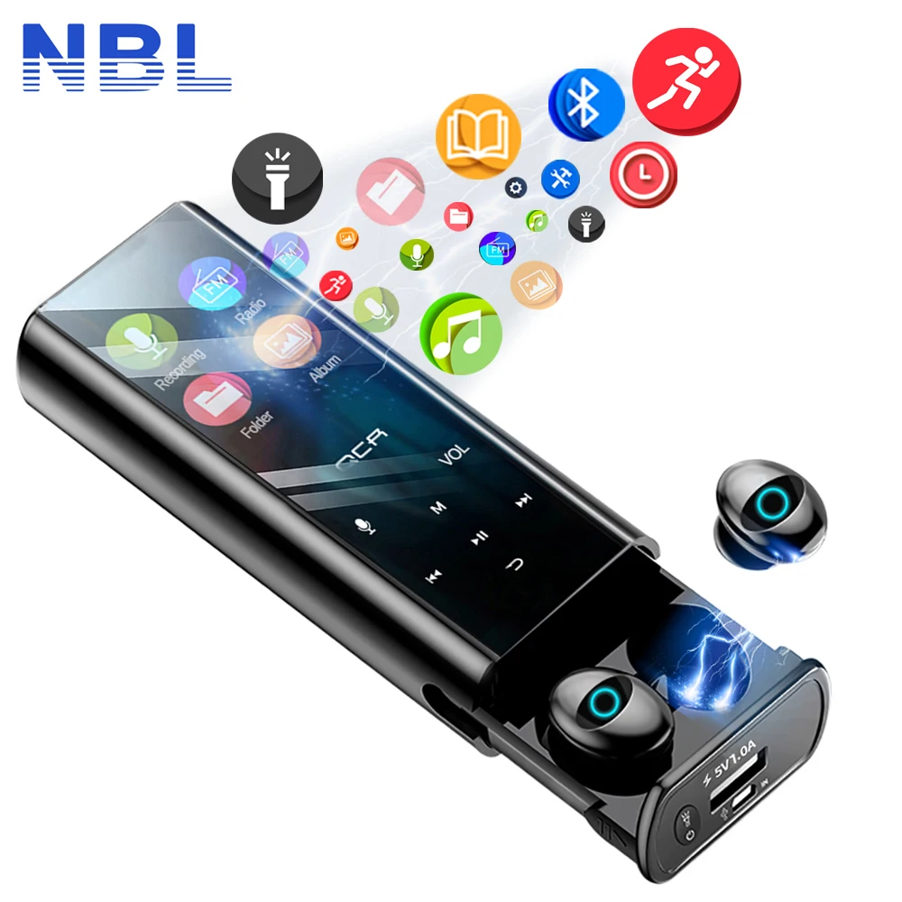 QCR беспроводные bluetooth наушники многофункциональные MP3 плеер гарнитура IPX7