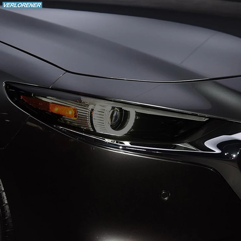 Car Headlight Protective Film Smoked Black Tint Wrap Vinyl Transparent TPU Sticker For Mazda 3 BP 2019 2020 2021 2022 Hatachback Car Headlight Protective Film Smoked Black Tint Wrap Vinyl Transparent TPU Sticker For Mazda 3 BP 2019 2020 2021 2022 Hatachback