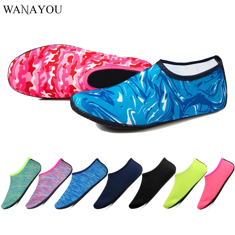 Женские носки босички для дайвинга плавания светильник обувь воды пляжная