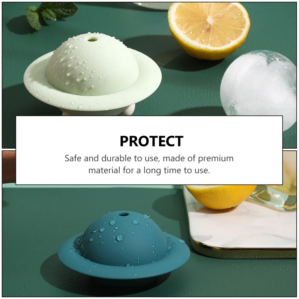 

1pc Fridge Ice Making Mold Ice Lattice Mold Planet Shape Ice Mold (Random Color)